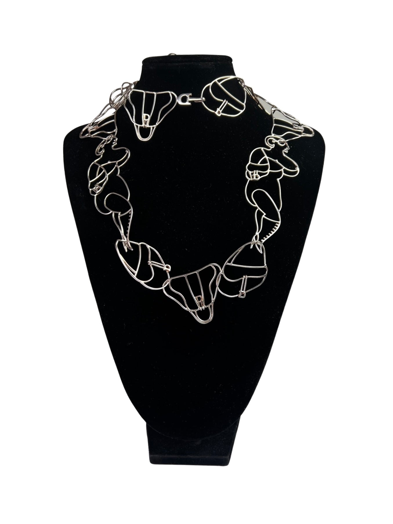 Dior Spring 2005 Sterling Silver Necklace