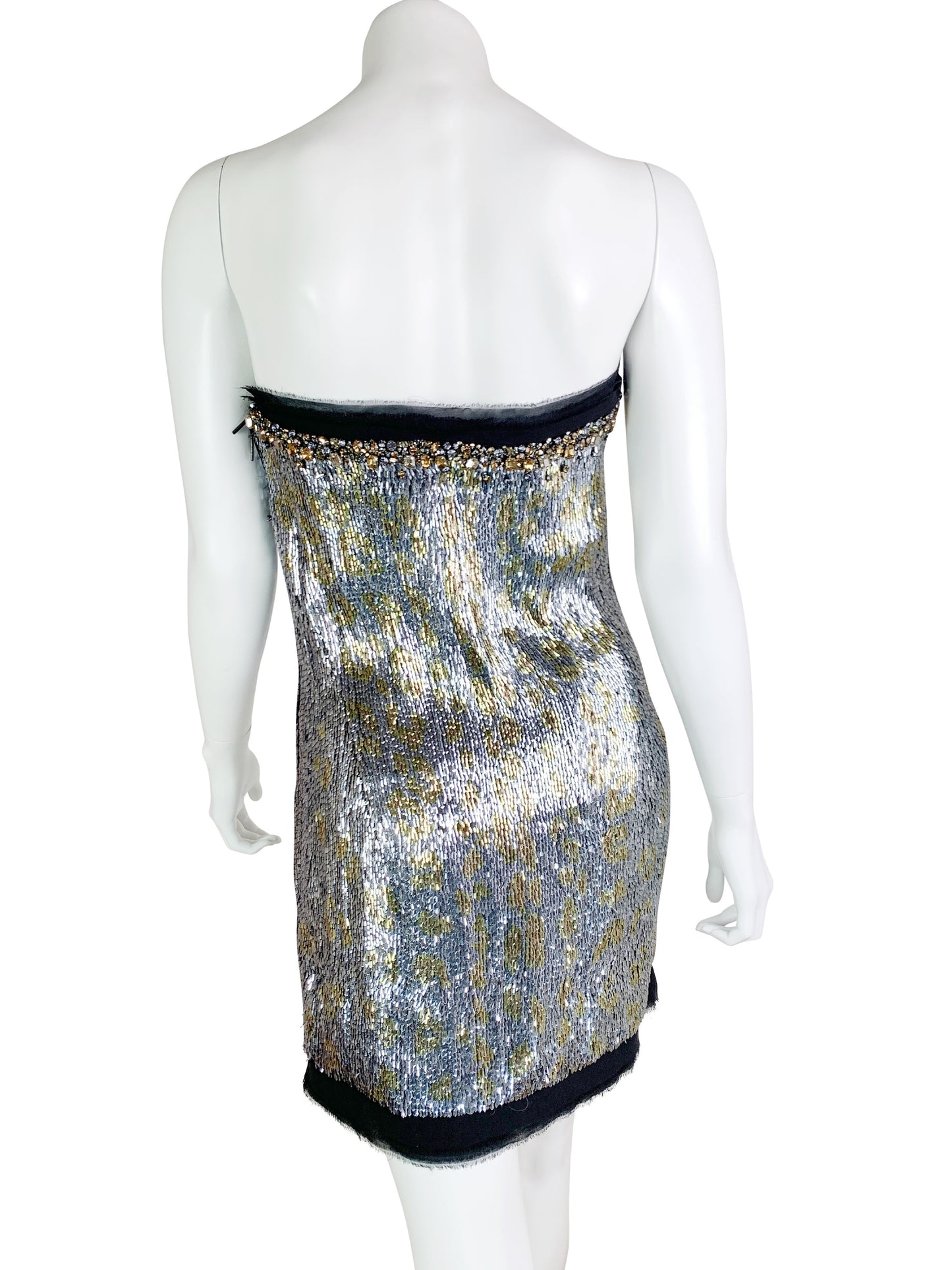 Roberto Cavalli Bejeweled Mini Dress