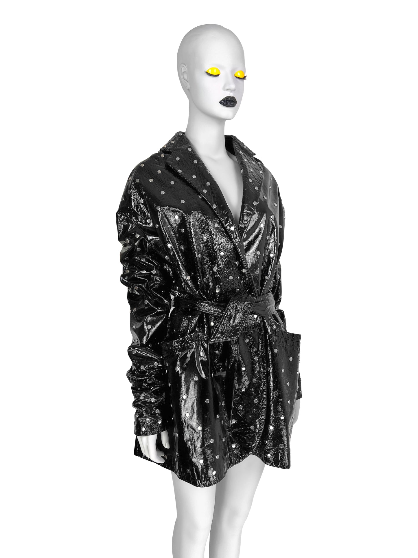 Dolce & Gabbana Spring 1991 Patent Leather Coat