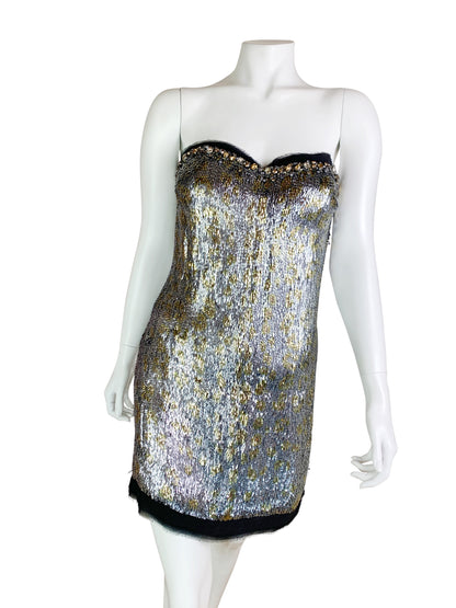 Roberto Cavalli Bejeweled Mini Dress