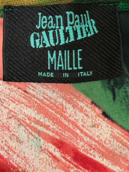 Jean-Paul Gaultier Spring 1996 Flamingo Print Mesh Set
