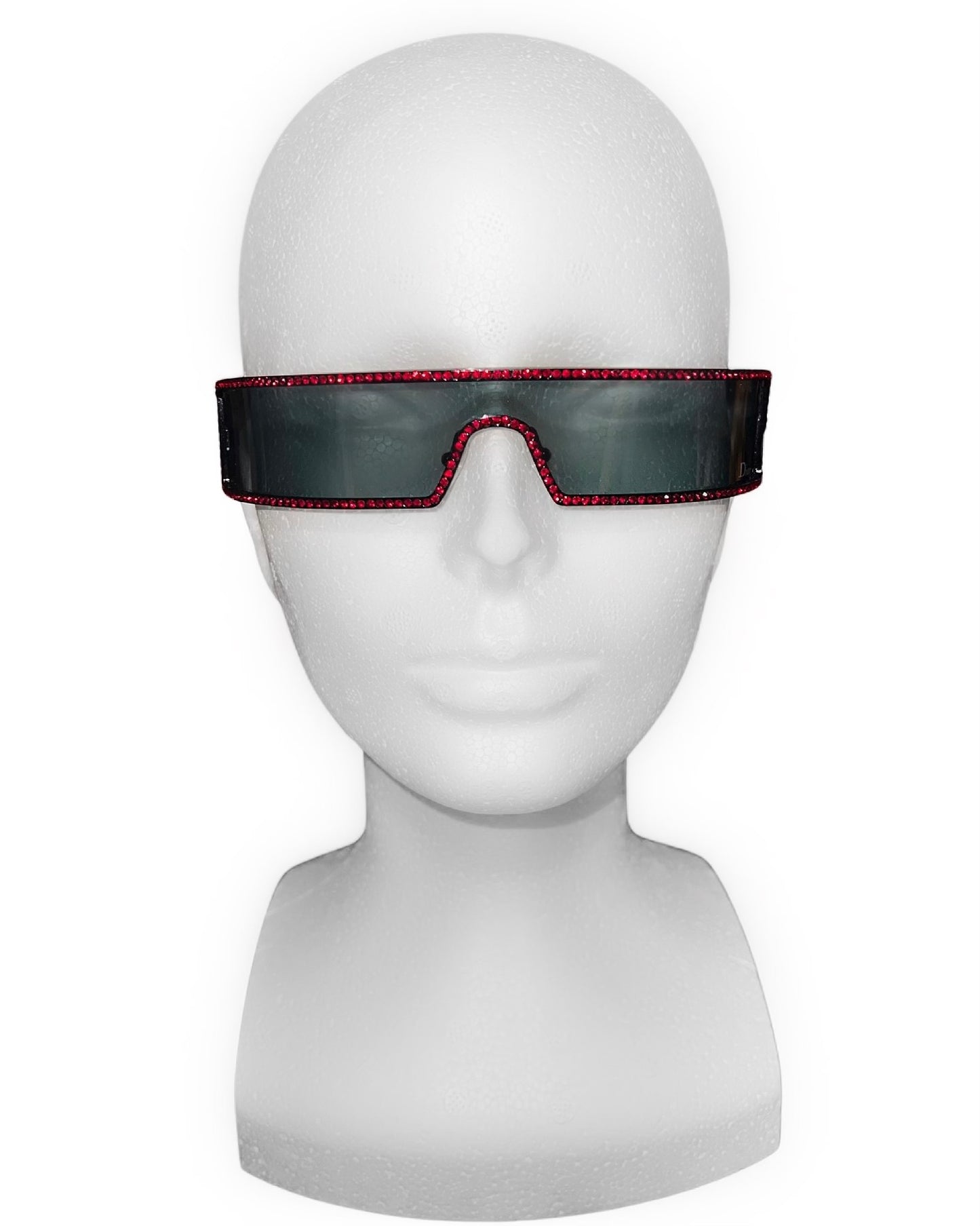 Dior Spring 2003  Punk Swarovski Sunglasses in Red