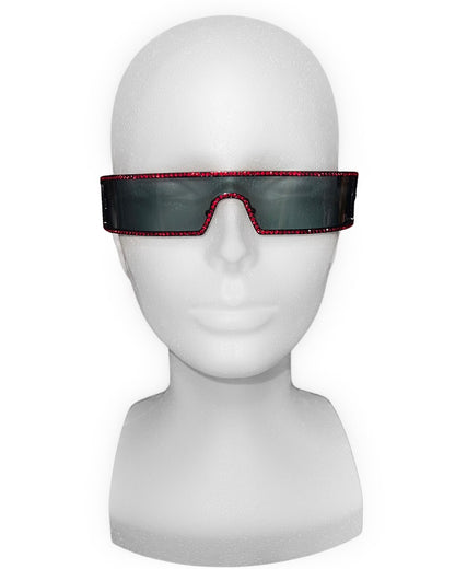 Dior Spring 2003  Punk Swarovski Sunglasses in Red