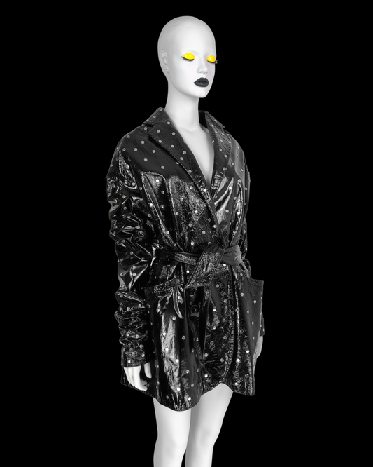 Dolce & Gabbana Spring 1991 Patent Leather Coat