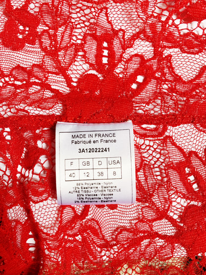 Dior Fall 2003 RTW Red Lace Set