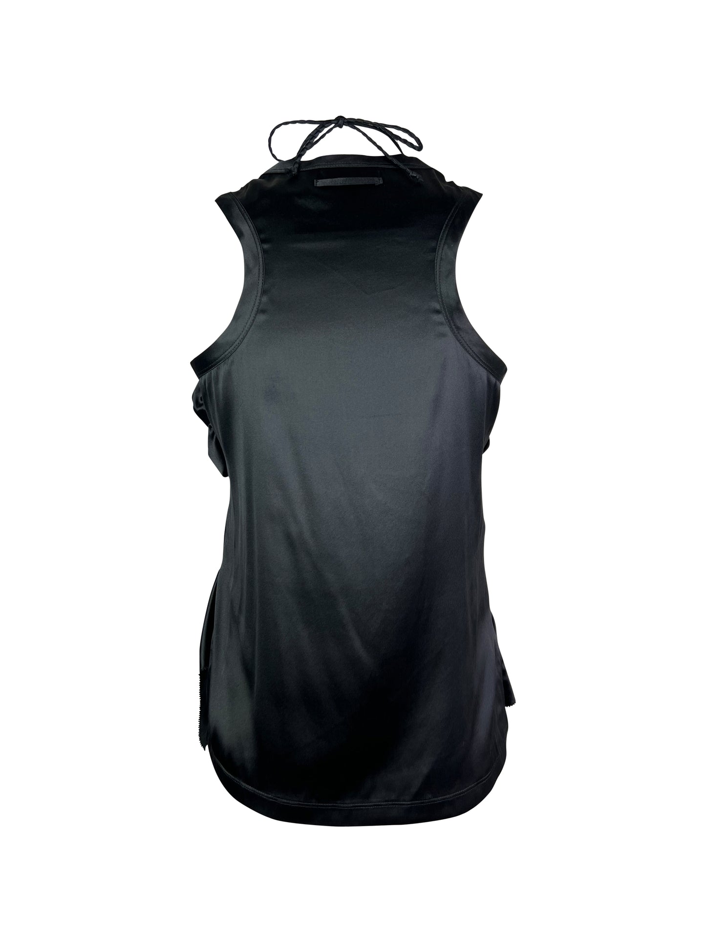 2000s Jean-Paul Gaultier Draped Silk Top