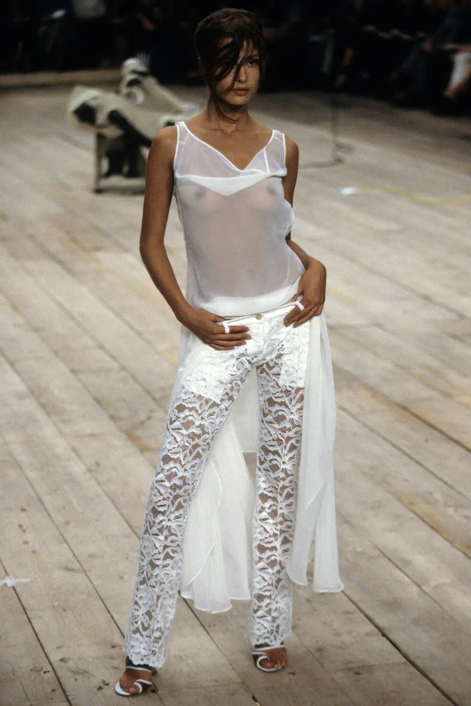 Alexander McQueen Spring 1999 Lace Trousers