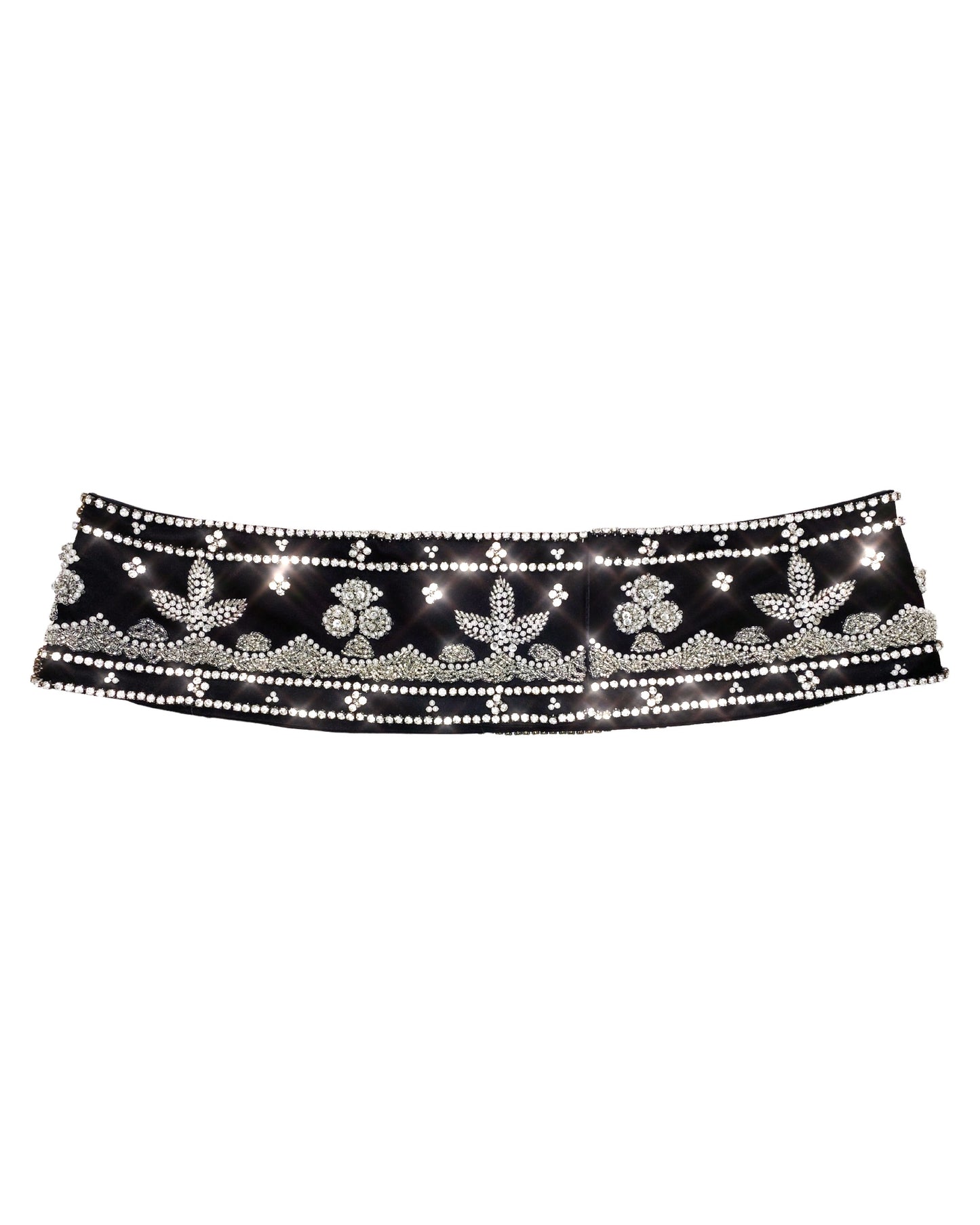 Dolce & Gabbana Fall 1999 Embellished Silk Belt