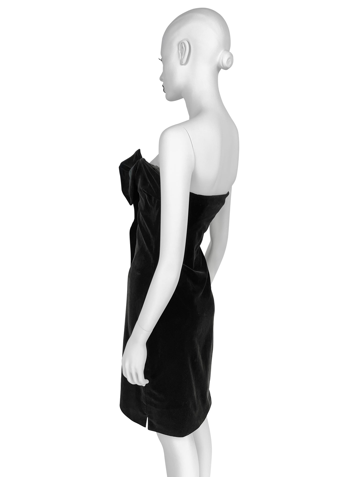 Vivienne Westwood Fall 1998 Corseted Velvet Dress