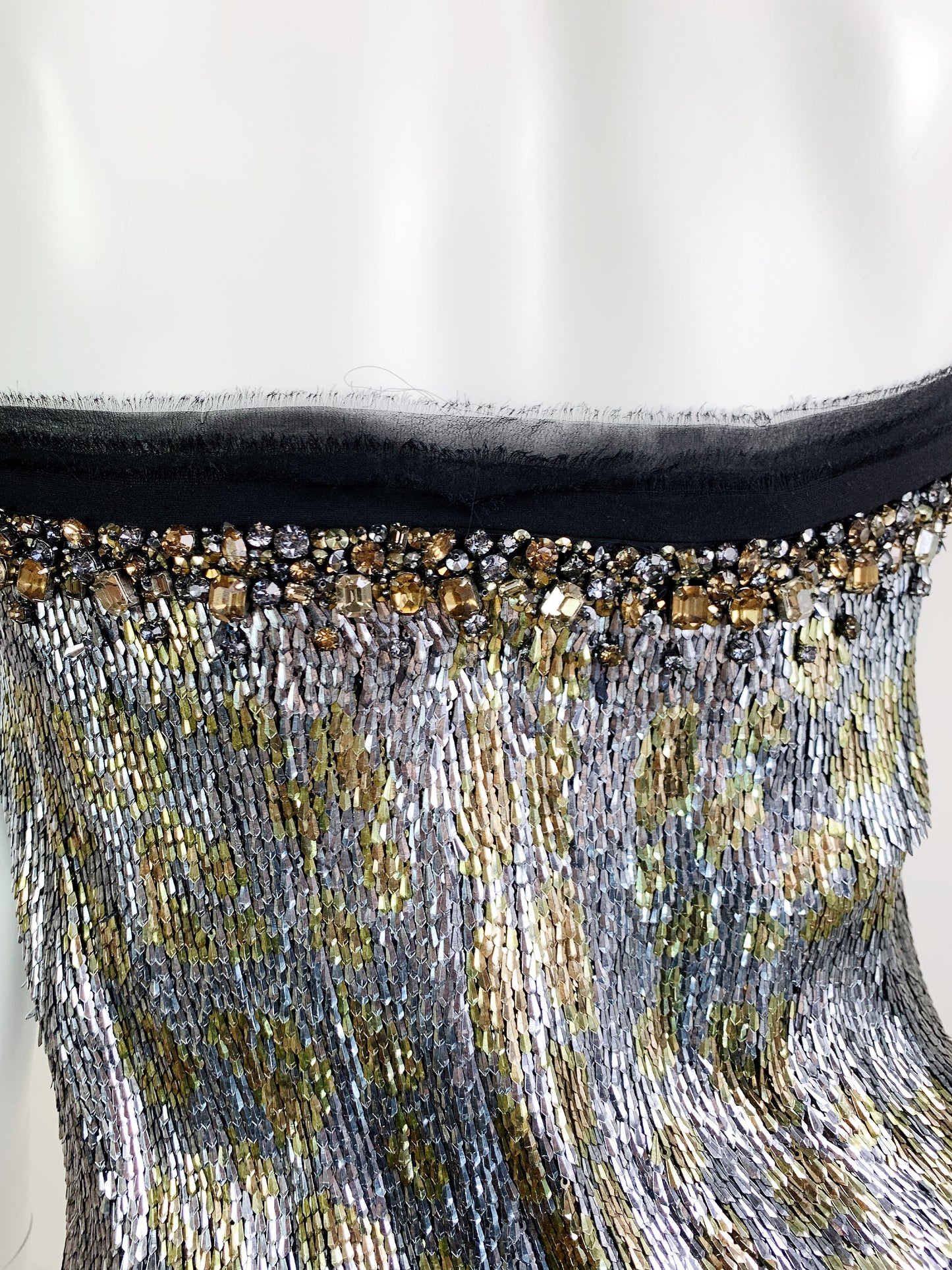 Roberto Cavalli Bejeweled Mini Dress
