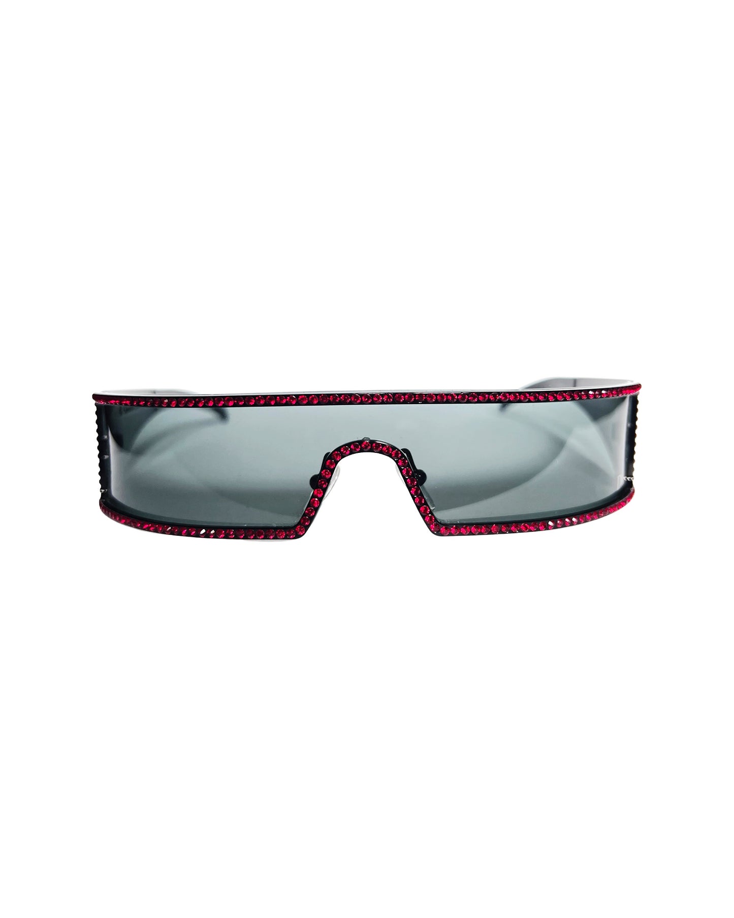 Dior Spring 2003  Punk Swarovski Sunglasses in Red