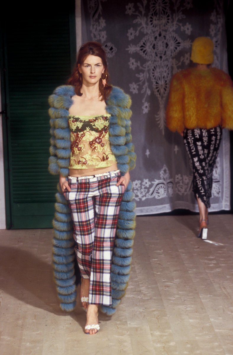 Dolce & Gabbana Fall 1999 Fox Fur Jacket