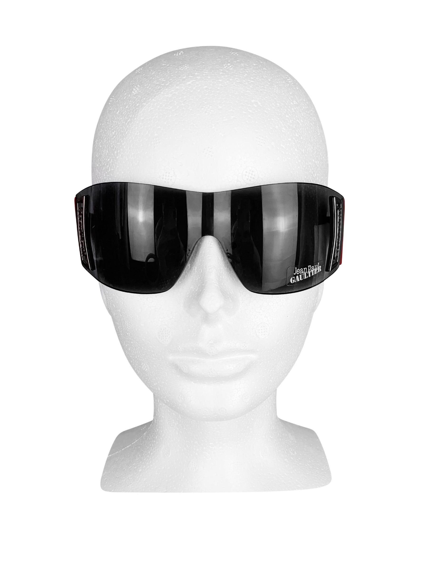 Jean-Paul Gaultier 2000s Monoshield Logo Sunglasses