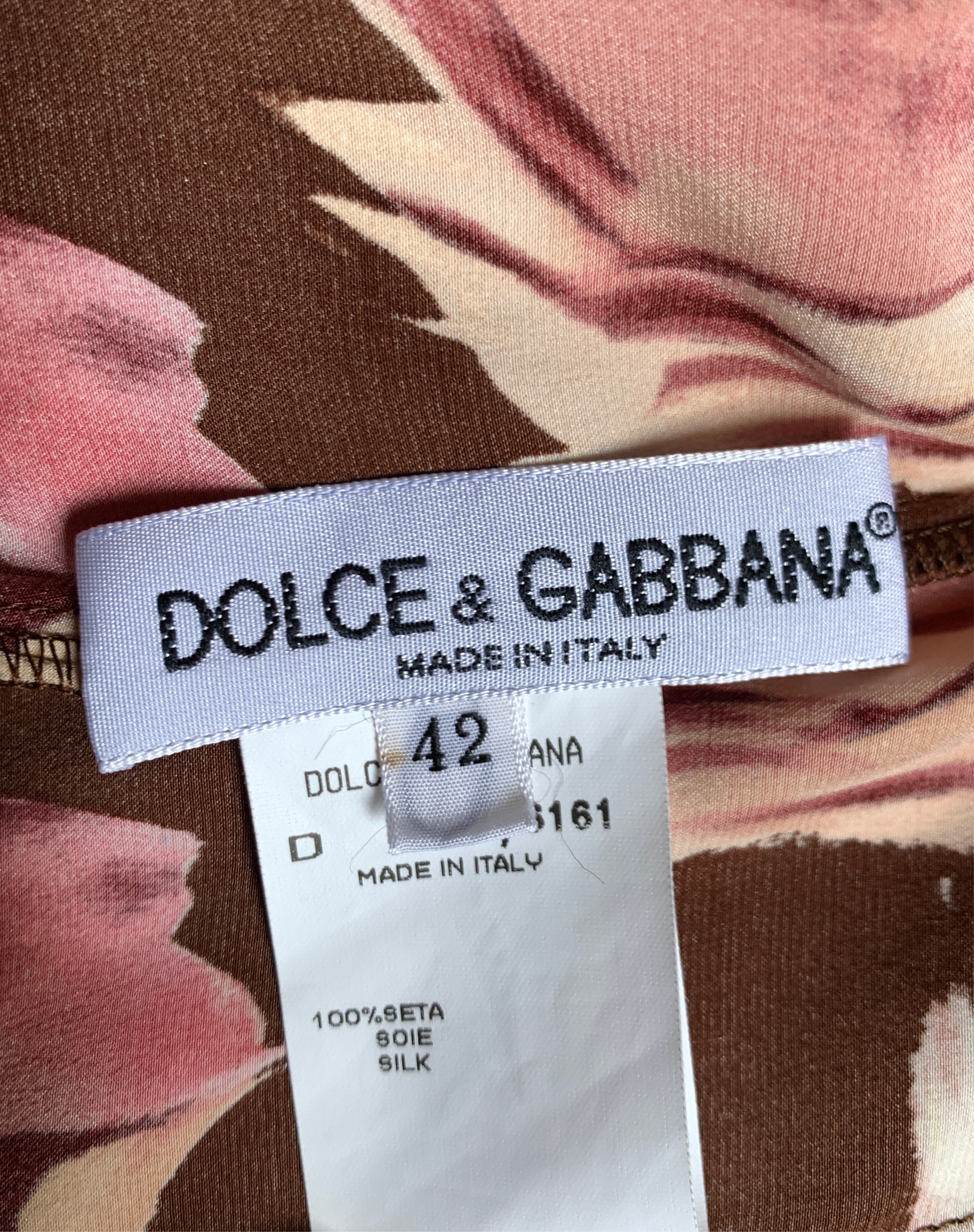Dolce & Gabbana Spring 1997 Silk Dress
