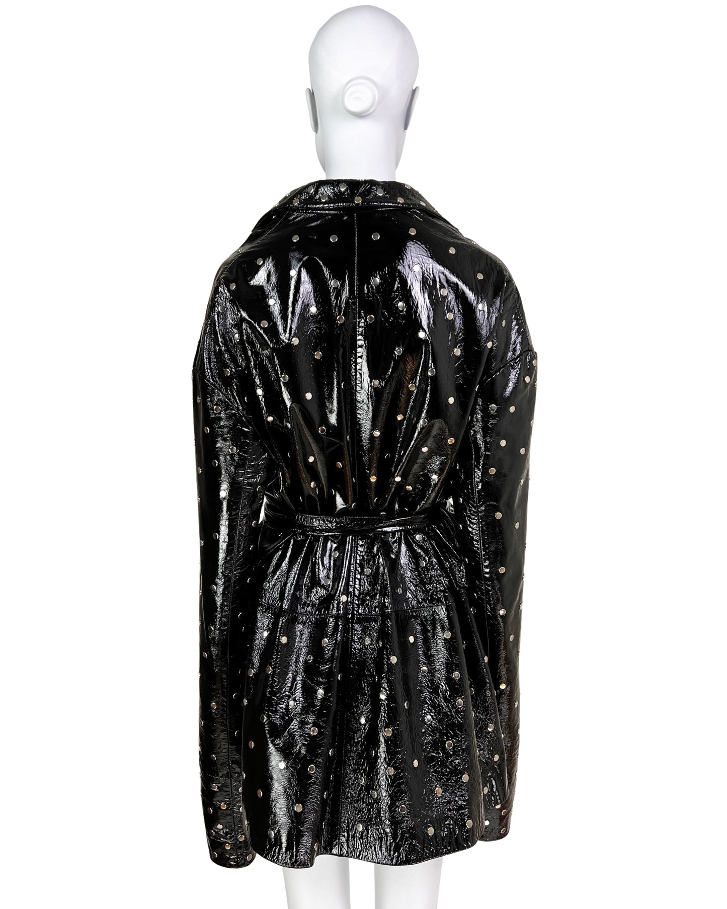 Dolce & Gabbana Spring 1991 Patent Leather Coat