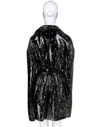 Dolce & Gabbana Spring 1991 Patent Leather Coat