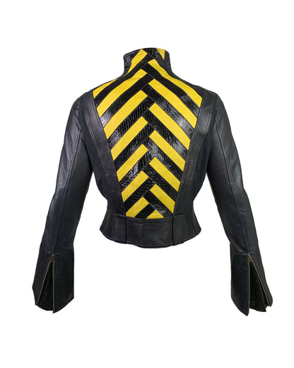 Roberto Cavalli Fall 2000 Leather Jacket