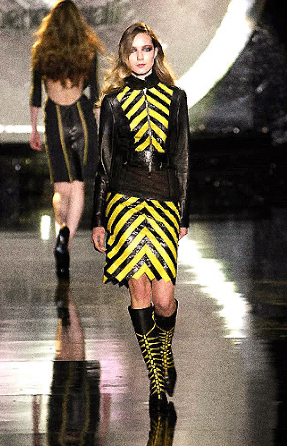 Roberto Cavalli Fall 2000 Leather Jacket