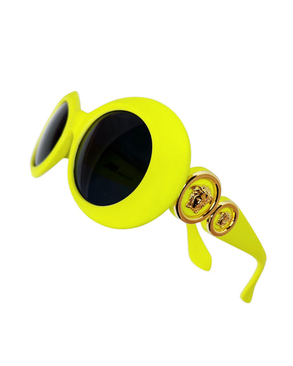 Gianni Versace Spring 1996 Medusa 418 Matte Neon Sunglasses