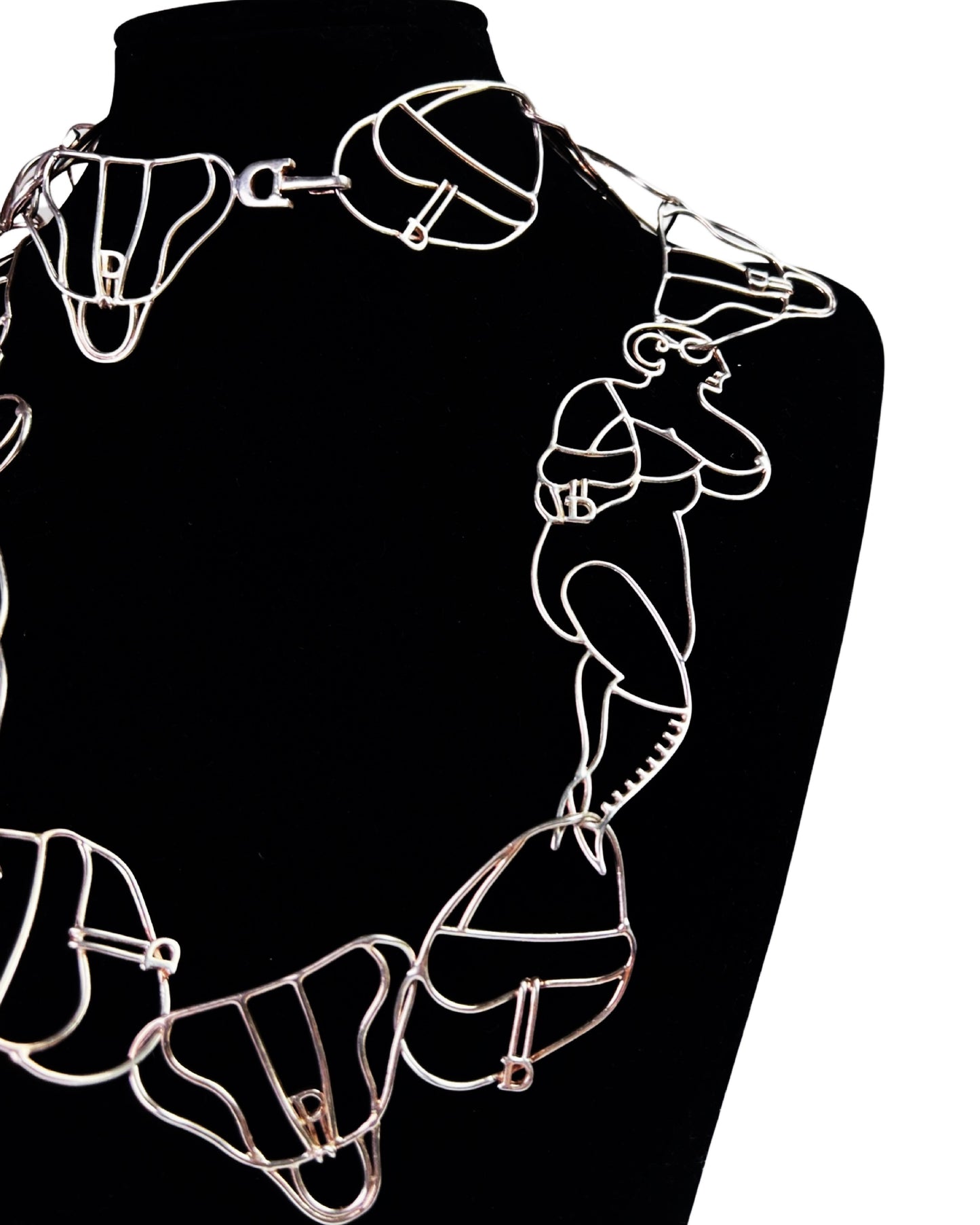 Dior Spring 2005 Sterling Silver Necklace