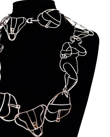 Dior Spring 2005 Sterling Silver Necklace