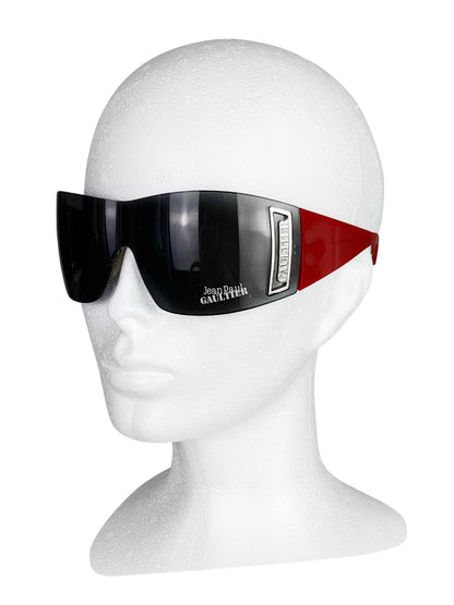 Jean-Paul Gaultier 2000s Monoshield Logo Sunglasses