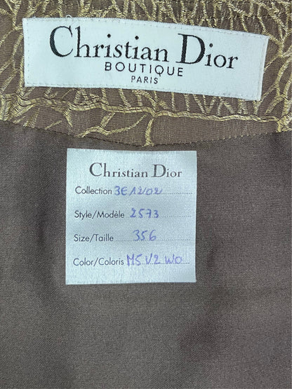 Dior Spring 2003 RTW Sample Jacquard Jacket