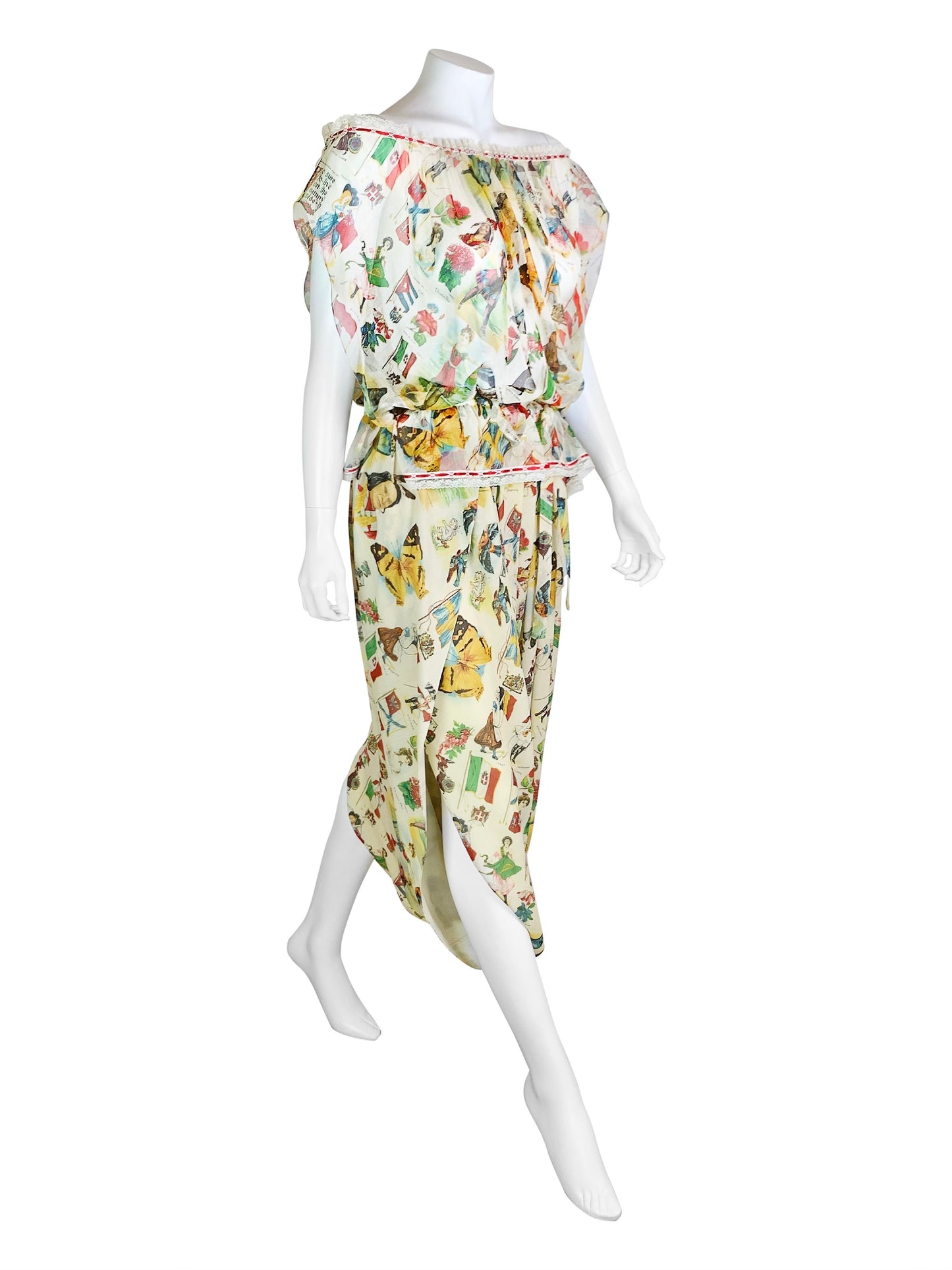 Dior Spring 2002 RTW Stamp Print Set