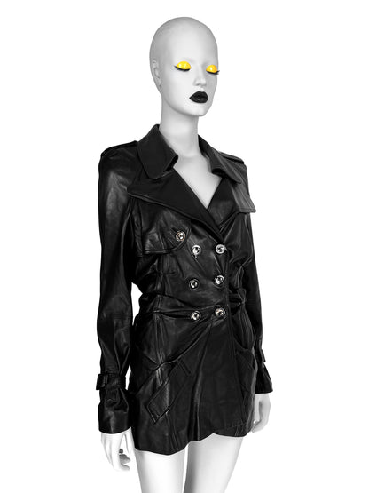 Dior Spring 2004 RTW Draped Leather Jacket