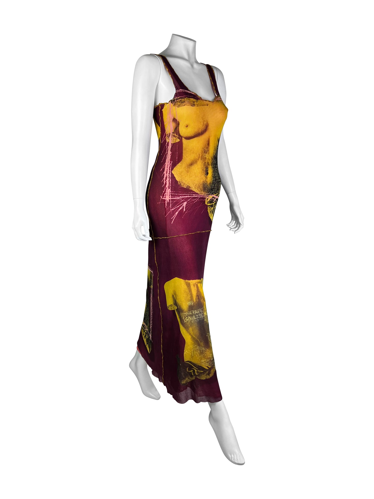 Jean-Paul Gaultier Spring 1999 Venus De Milo Mesh Dress