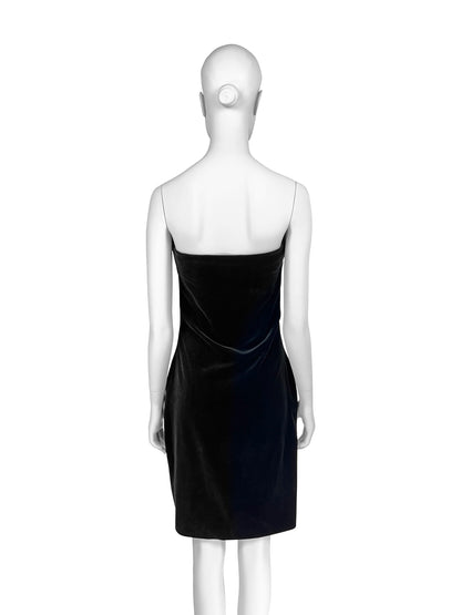 Vivienne Westwood Fall 1998 Corseted Velvet Dress