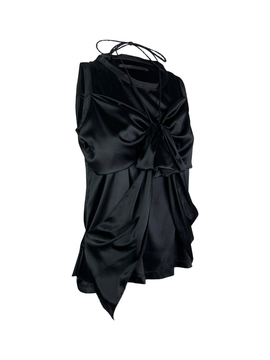 2000s Jean-Paul Gaultier Draped Silk Top