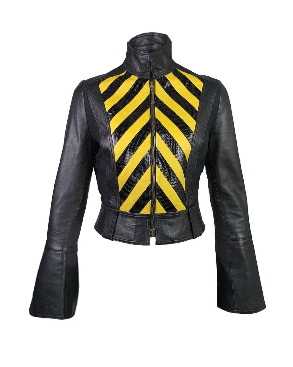 Roberto Cavalli Fall 2000 Leather Jacket