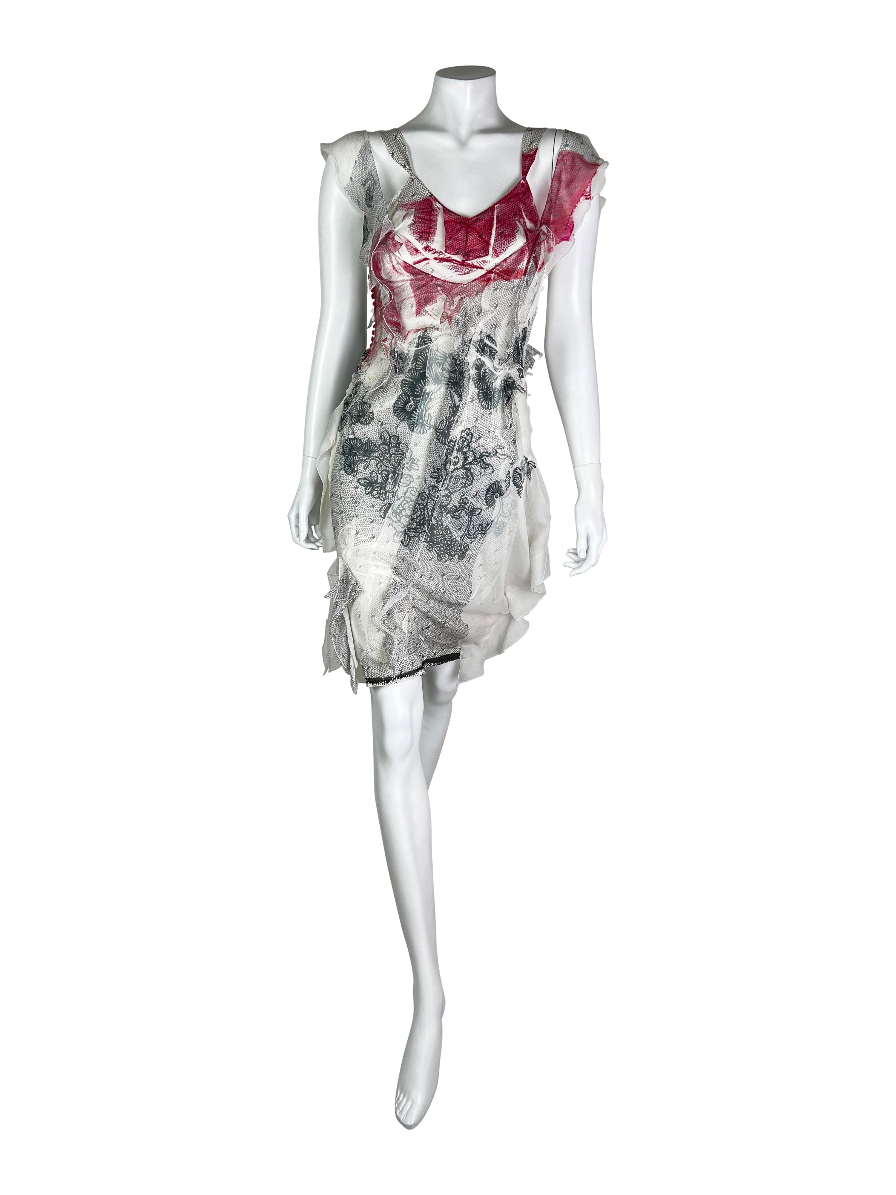 Dior by John Galliano Spring 2006 Silk Dress