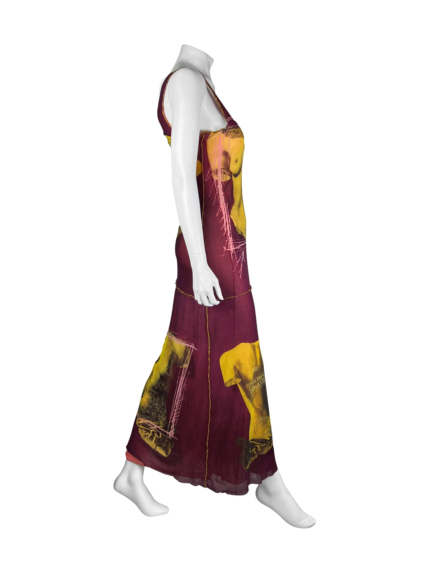 Jean-Paul Gaultier Spring 1999 Venus De Milo Mesh Dress