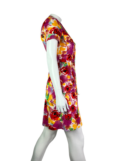 Chanel Spring 1997 Runway Camélia Cotton Dress