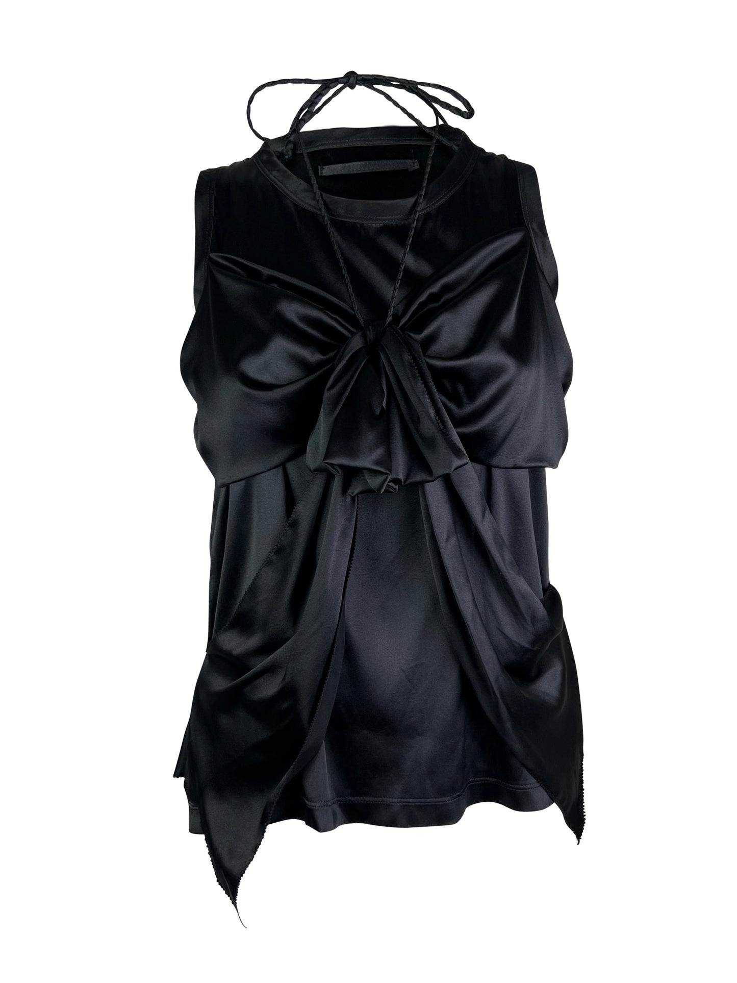 2000s Jean-Paul Gaultier Draped Silk Top