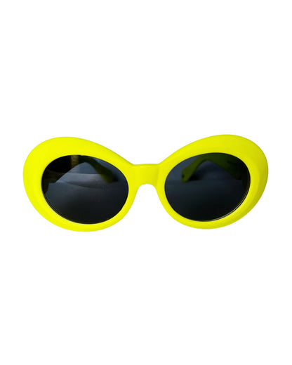 Gianni Versace Spring 1996 Medusa 418 Matte Neon Sunglasses